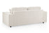Dylan Sofa Cream 3 Seater Back View